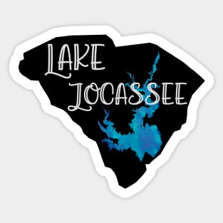 Lake Jocassee over South Carolina Sticker